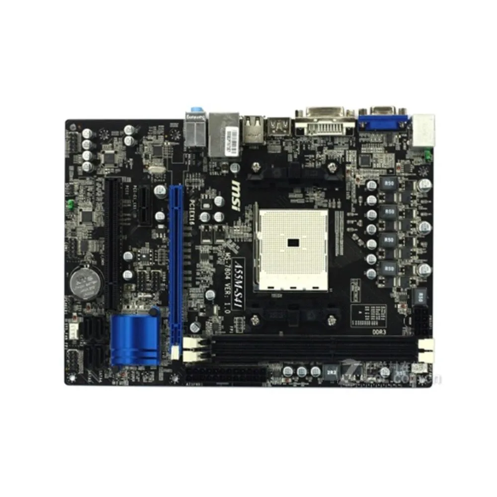 MSI MSI A55M-S41 Socket FM1 AMD A55 motherboard DDR3 16GB — product photo