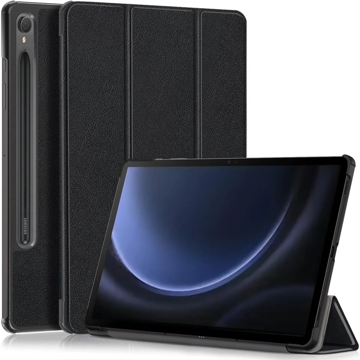 anicestore anicestore SM-X520/X526B/X528U tri-fold folio laptop case black — product photo