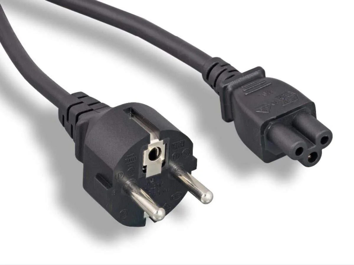  Monoprice 41086 6 ft international power cord SCHUKO to C5 18AWG 10A — product photo