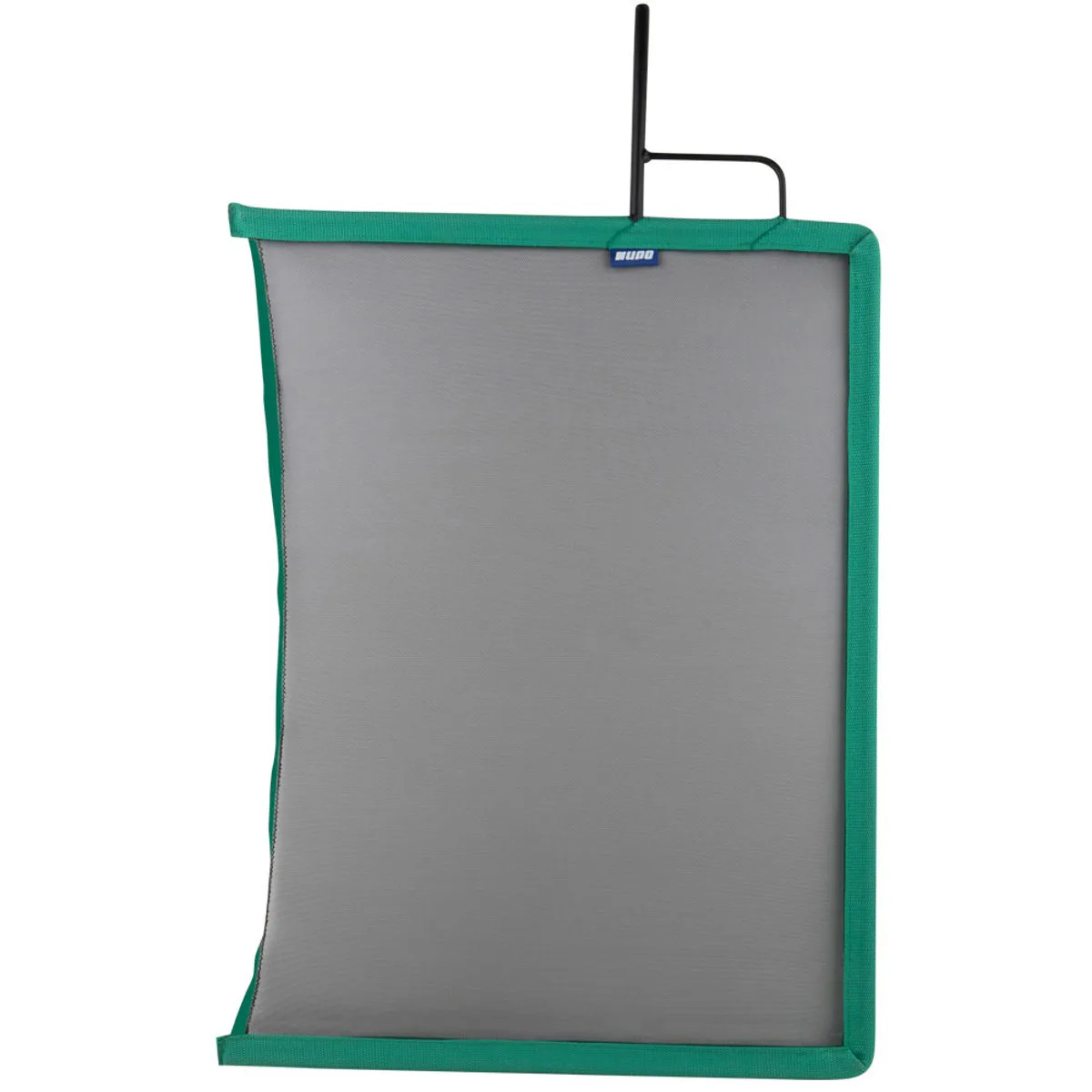 Rectangular steel frame 24 by 36 inches with black bobbin net fabric and 9.5 mm pin