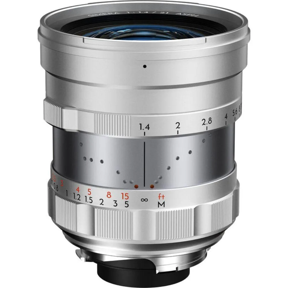 DZOFILM DZOFILM Simera 21mm f/1.4 Lens (Leica M, Silver) — product photo