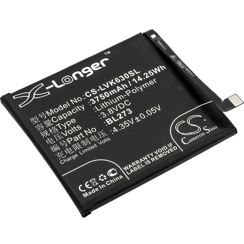 Cameron &amp; Co Cameron &amp; Co DS-CS-LVK630SL cell phone battery 3.75 Ah 14.25 Wh — product photo