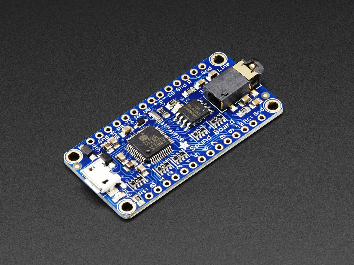 Adafruit Adafruit Audio FX Sound Board WAV/OGG Trigger 16MB Flash 11 Triggers — product photo