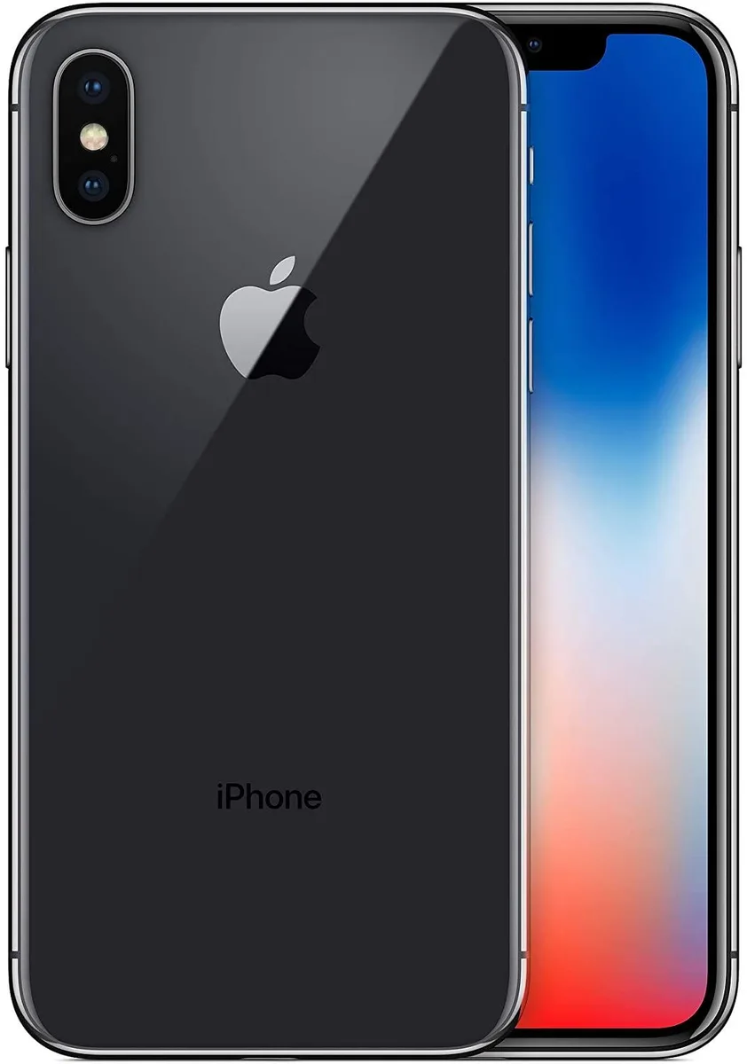 Apple Apple iPhone X A1901 AT&amp;T 256GB Space Gray cell phones - unlocked — product photo