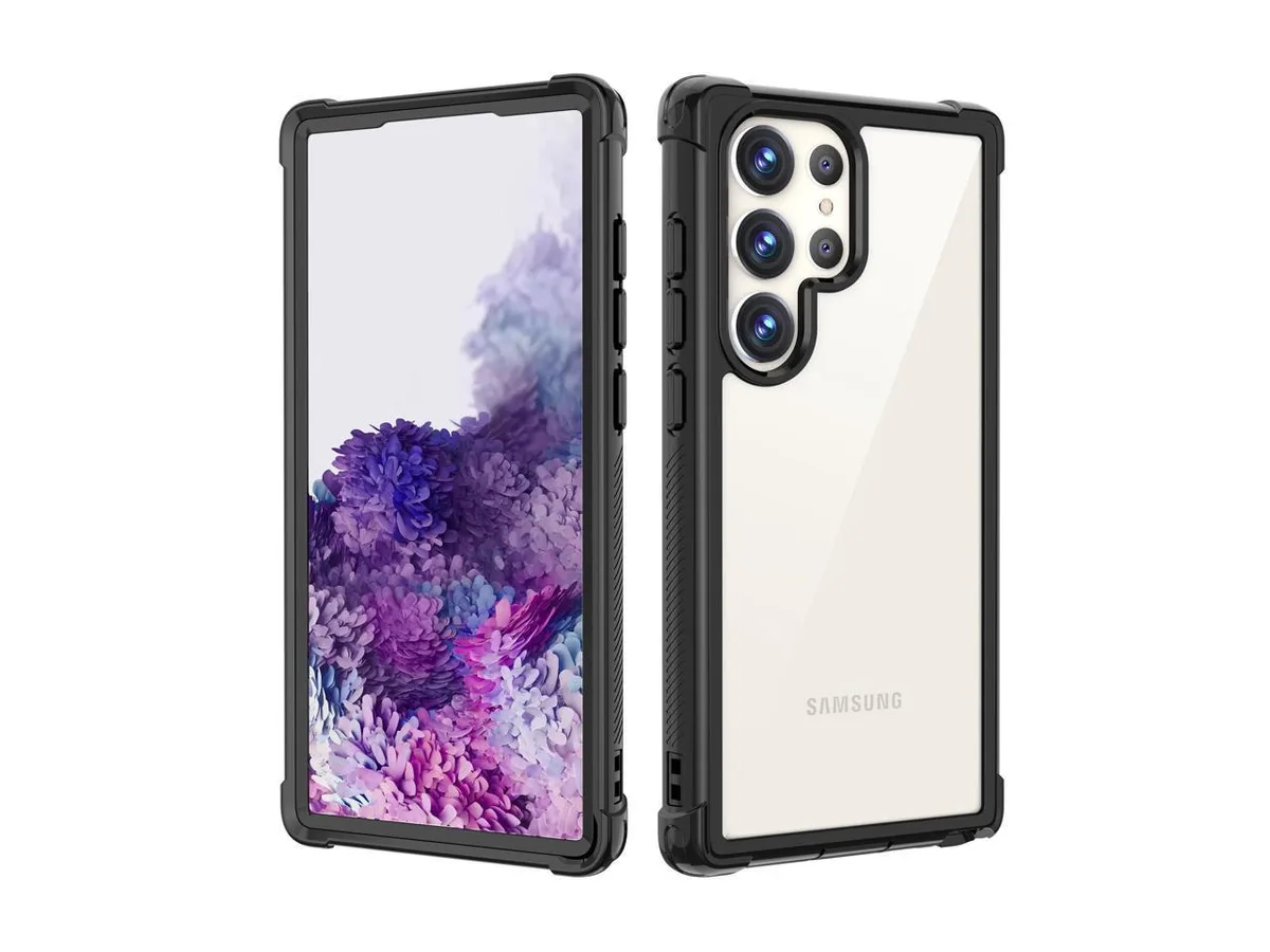 BONAEVER BONAEVER Samsung Galaxy S23 Ultra 6.8 inch Case with Built in Screen Protector Black — product photo
