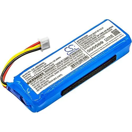 FYIOGXG 6000mAh 3.7V lithium polymer replacement battery for JBL Charge AEC982999-2P — product photo