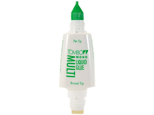 Tombow Mono Multi-Liquid Glue dual-tip applicator bottle .88 oz