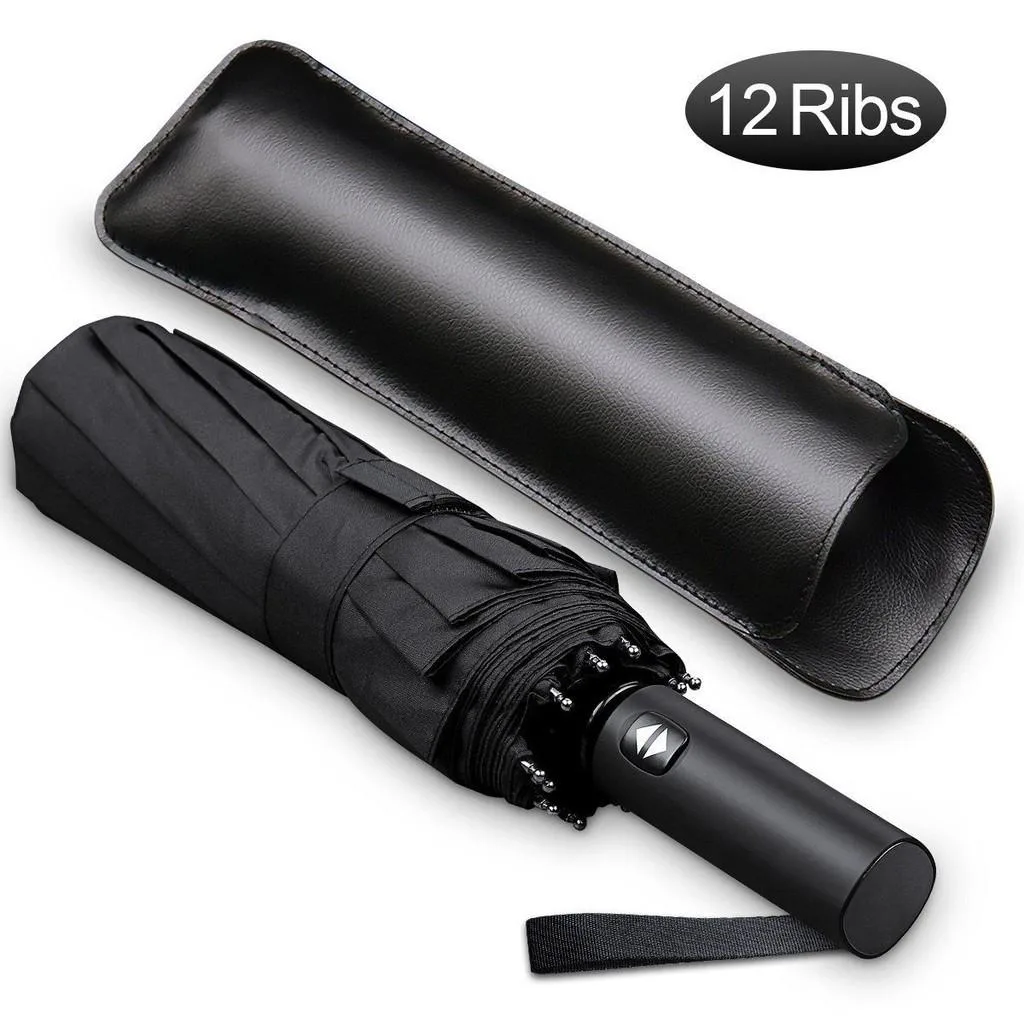 BONAEVER BONAEVER 12 Ribs Windproof Travel Umbrella Eco Gadget — product photo