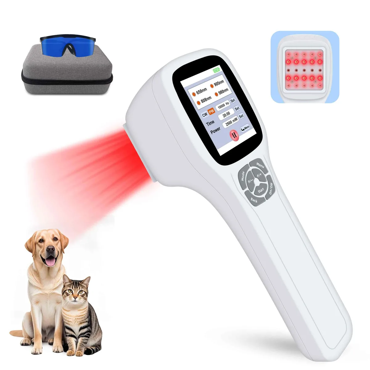 ZJZK ZJZK PMW2500-GY-1114 Cold Laser Therapy 25 Beads Home Health Care — product photo