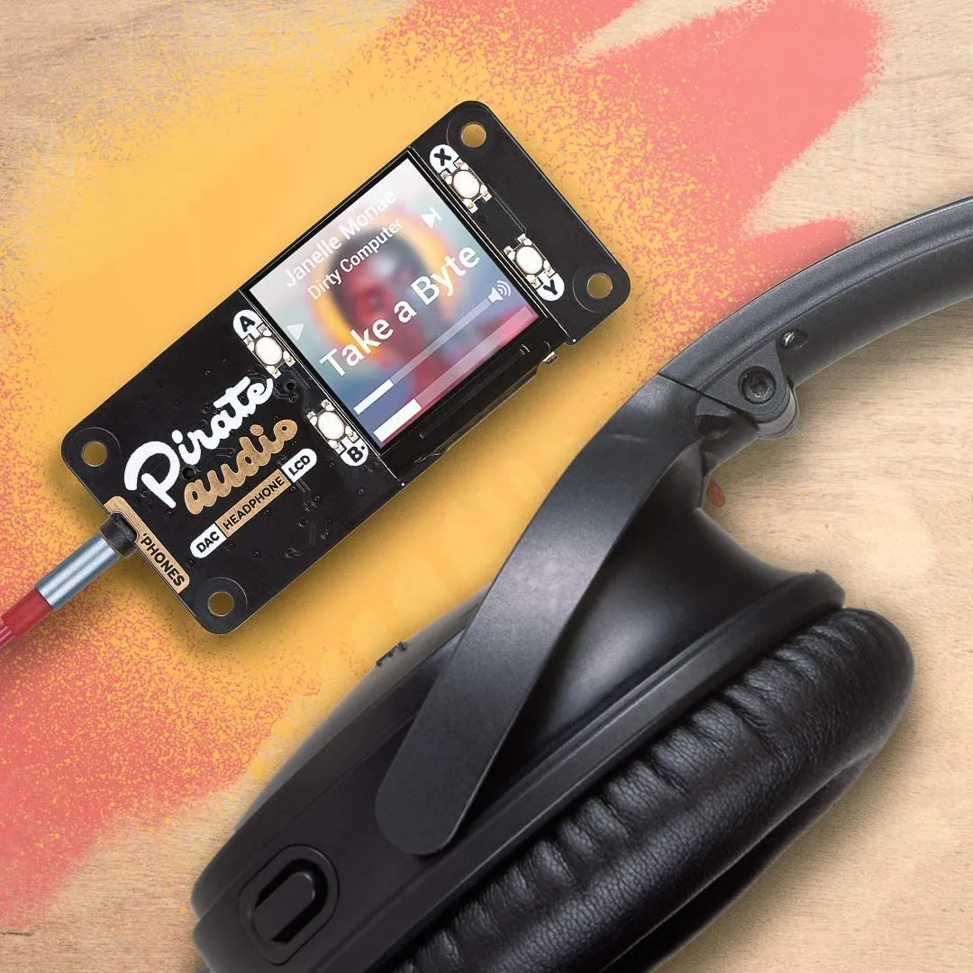 Pimoroni Pimoroni Pirate Audio Headphone Amp 1.3" IPS 24-bit 192KHz — product photo
