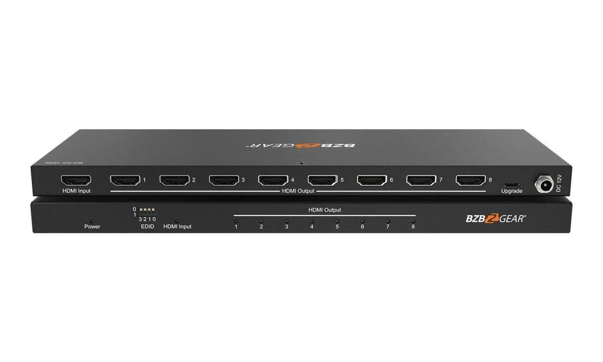 BZBGEAR BZBGEAR BG-DA-18G2 1x8 HDMI Splitter 4K 60Hz 4:4:4 — product photo