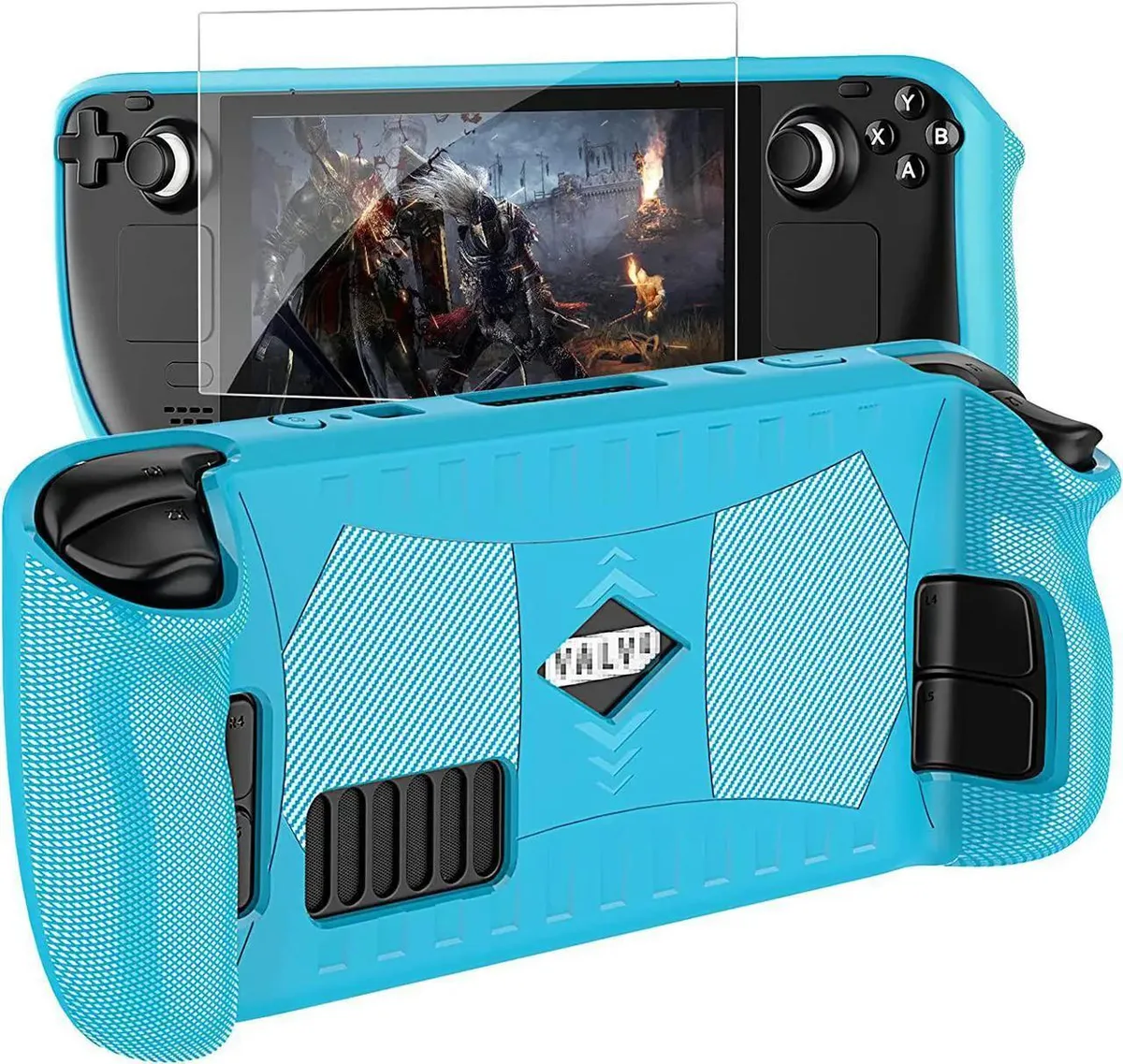 SMUGDESK SMUGDESK Steam Deck TPU Case &amp; Screen Protector Kit Blue — product photo