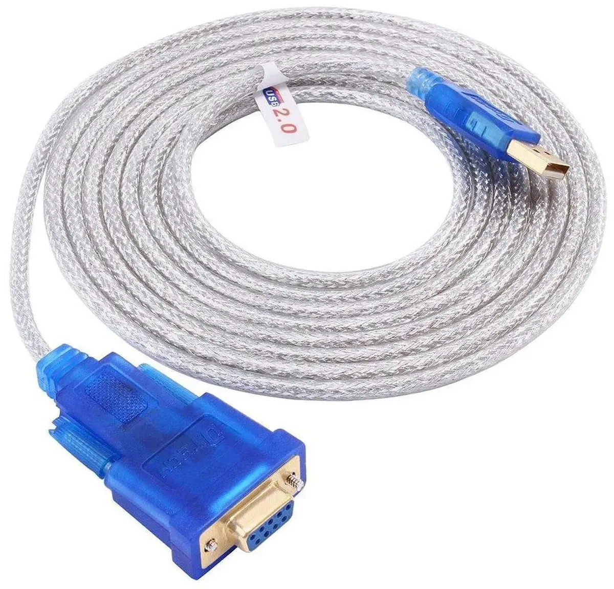 SMUGDESK SMUGDESK USB to RS232 DB9 Female Serial Cable 10FT FTDI Chip USB2.0 — product photo