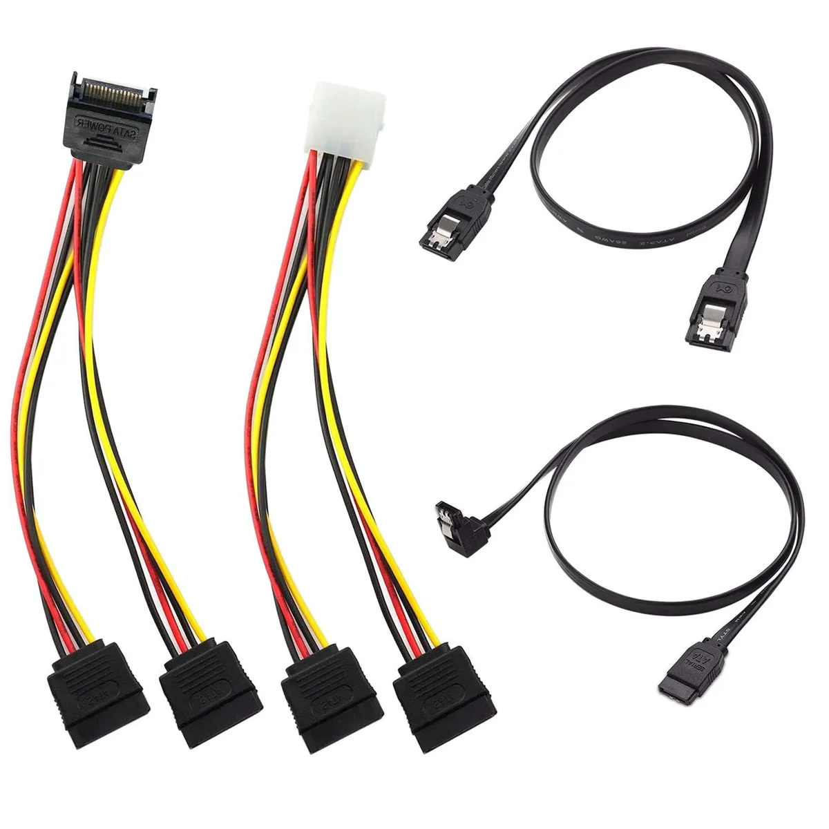  KETAWA SATA 6.0 Gbps cable kit (4 pack) — product photo