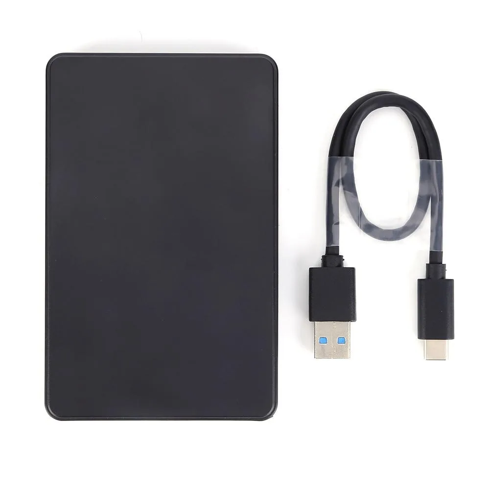 YINGHUA YINGHUA 2.5" SATA to USB 3.1 6Gbps Type-C Hard Drive Adapter (Black) — product photo