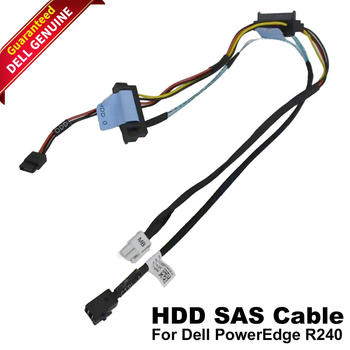 DELL DELL PowerEdge R240 SAS Cable 1 to 2 Non Hot Swap R04MH — product photo