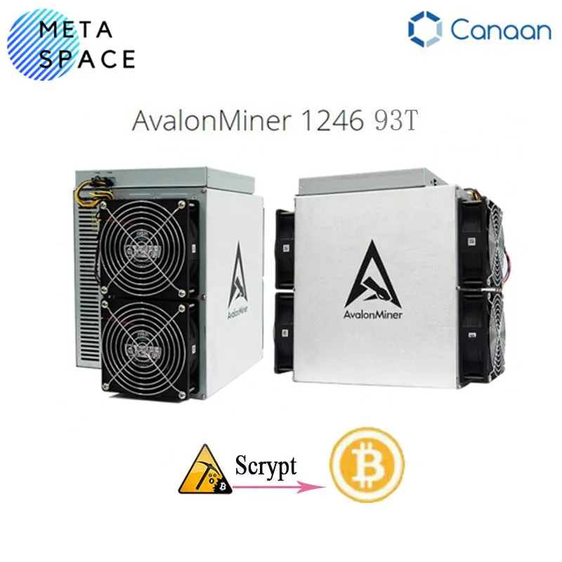 AFRNDK AFRNDK AvalonMiner 1246 93TH Bitcoin Miner 3420W — product photo