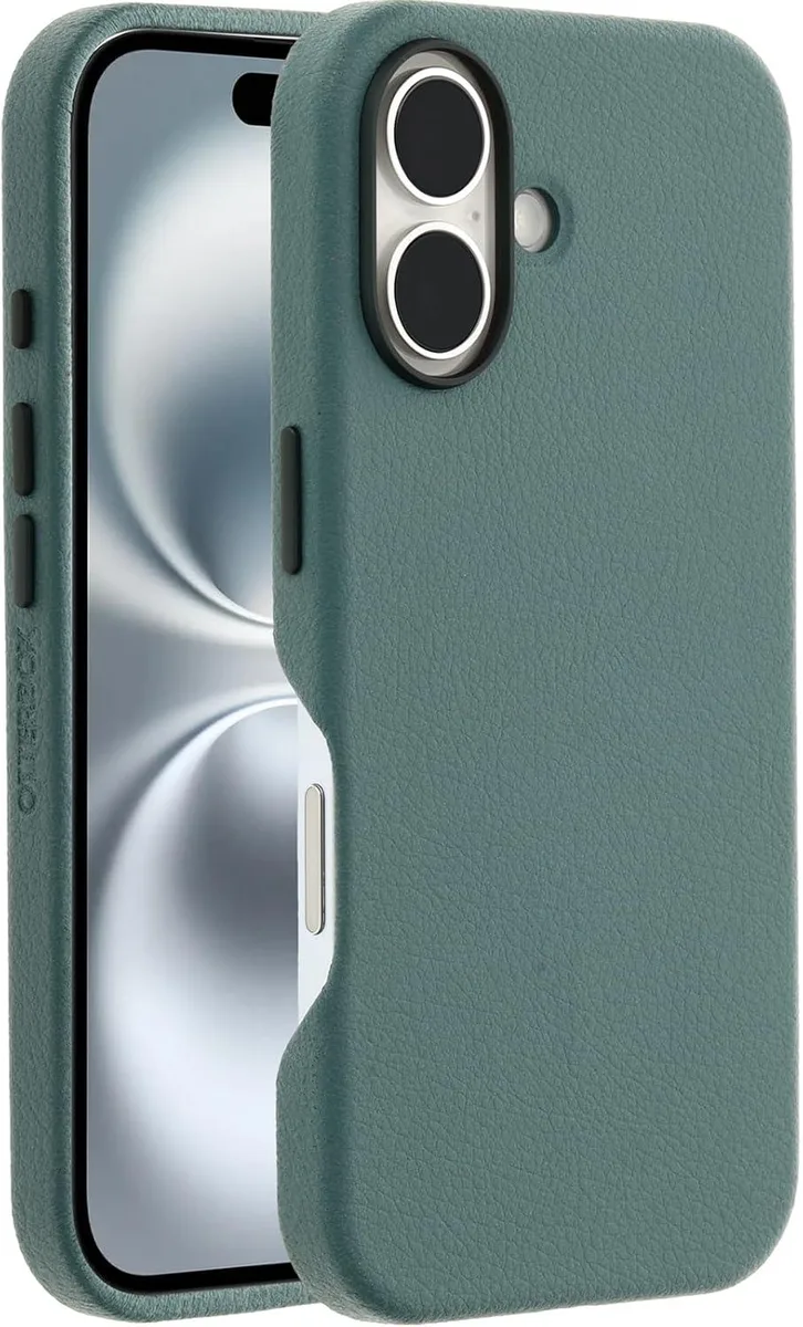 OtterBox OtterBox Symmetry Series Cactus Leather Case iPhone 16 Sagebrush Green — product photo
