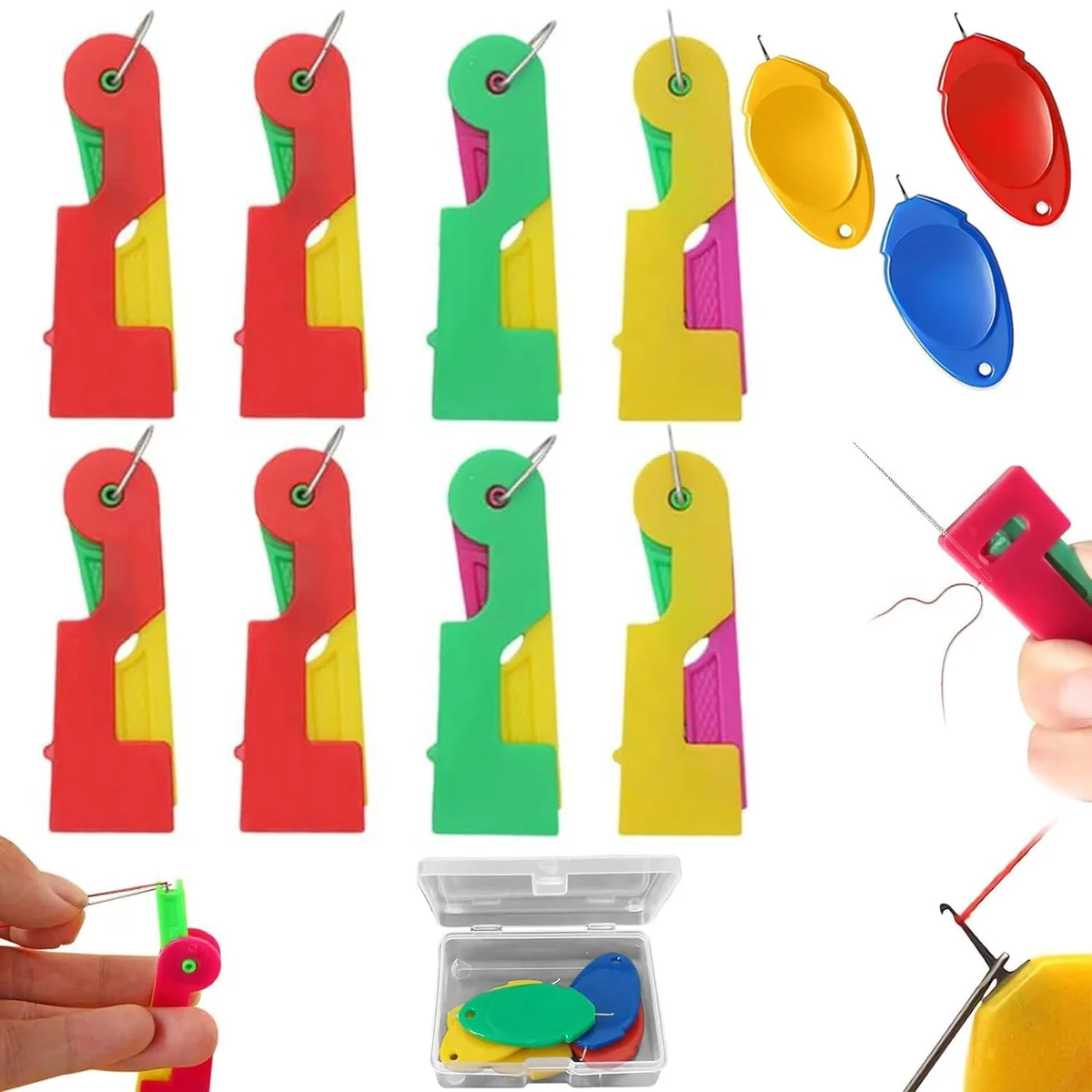  Kcyuowq Automatic Needle Threader 11 pcs blue — product photo