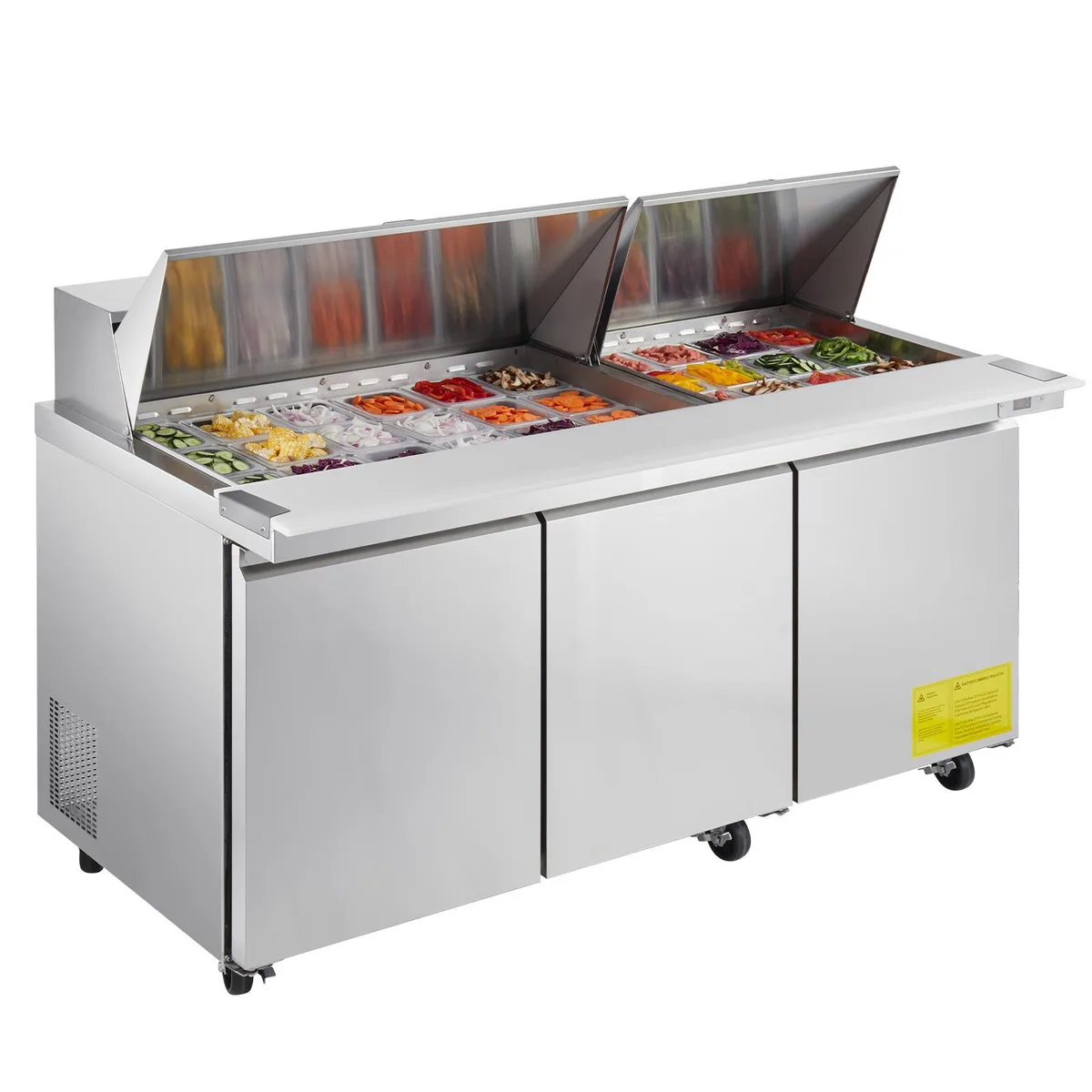 VEVOR VEVOR 72" 18.7 Cu.Ft Sandwich Prep Table 30 Pans — product photo
