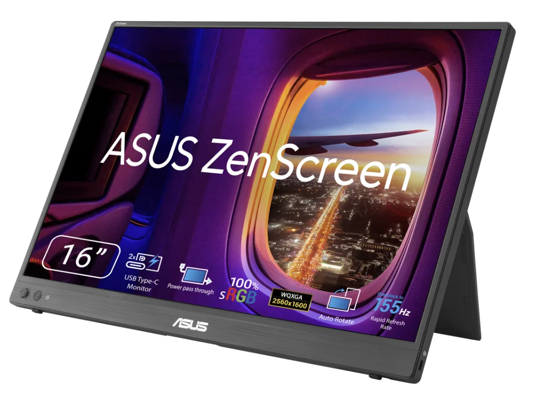 ASUS ASUS ZenScreen MB16NCG 16" 2560x1600 155Hz portable monitor — product photo