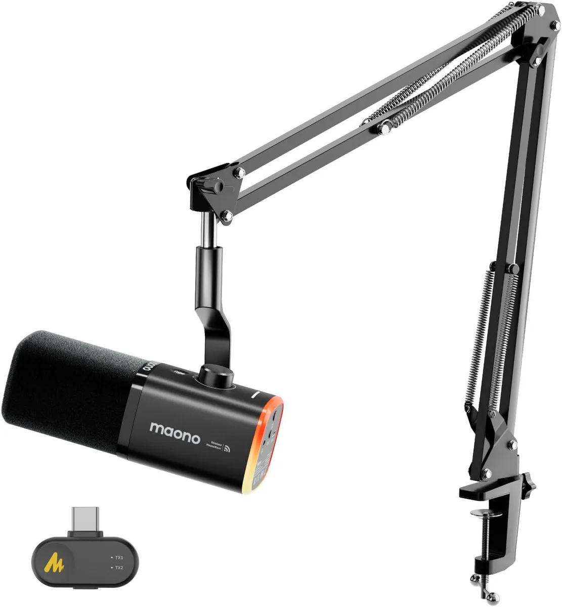 MAONO MAONO PD100W Wireless Dynamic Microphone Black 2.4 GHz — product photo