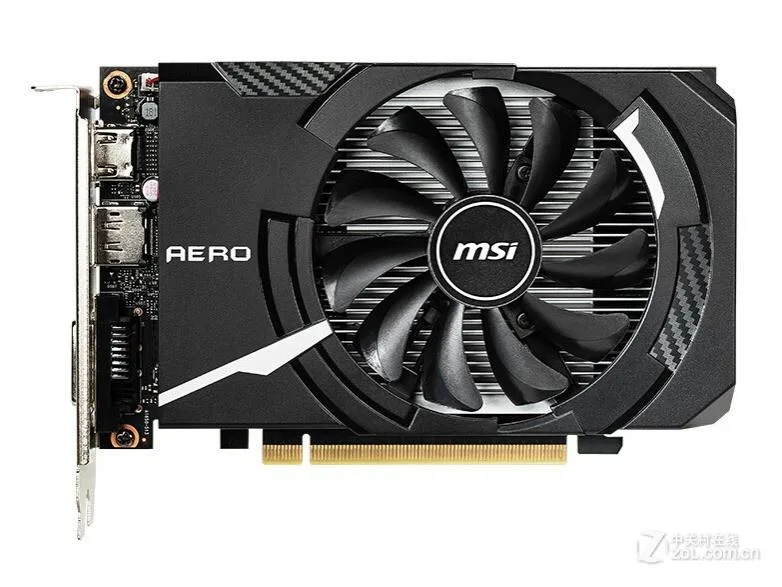 MSI MSI GeForce GTX 1650 AERO ITX 4G OC graphics card — product photo