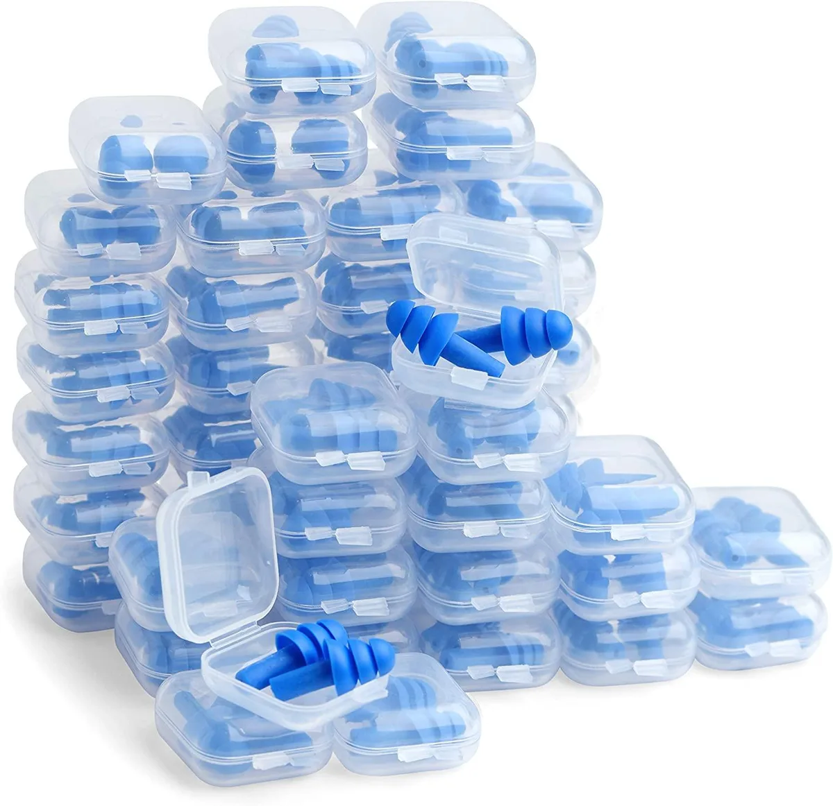 Quality Plugs by Rips Quality Plugs by Rips Silicone Ear Plugs 50 Pairs Blue 25dB — product photo