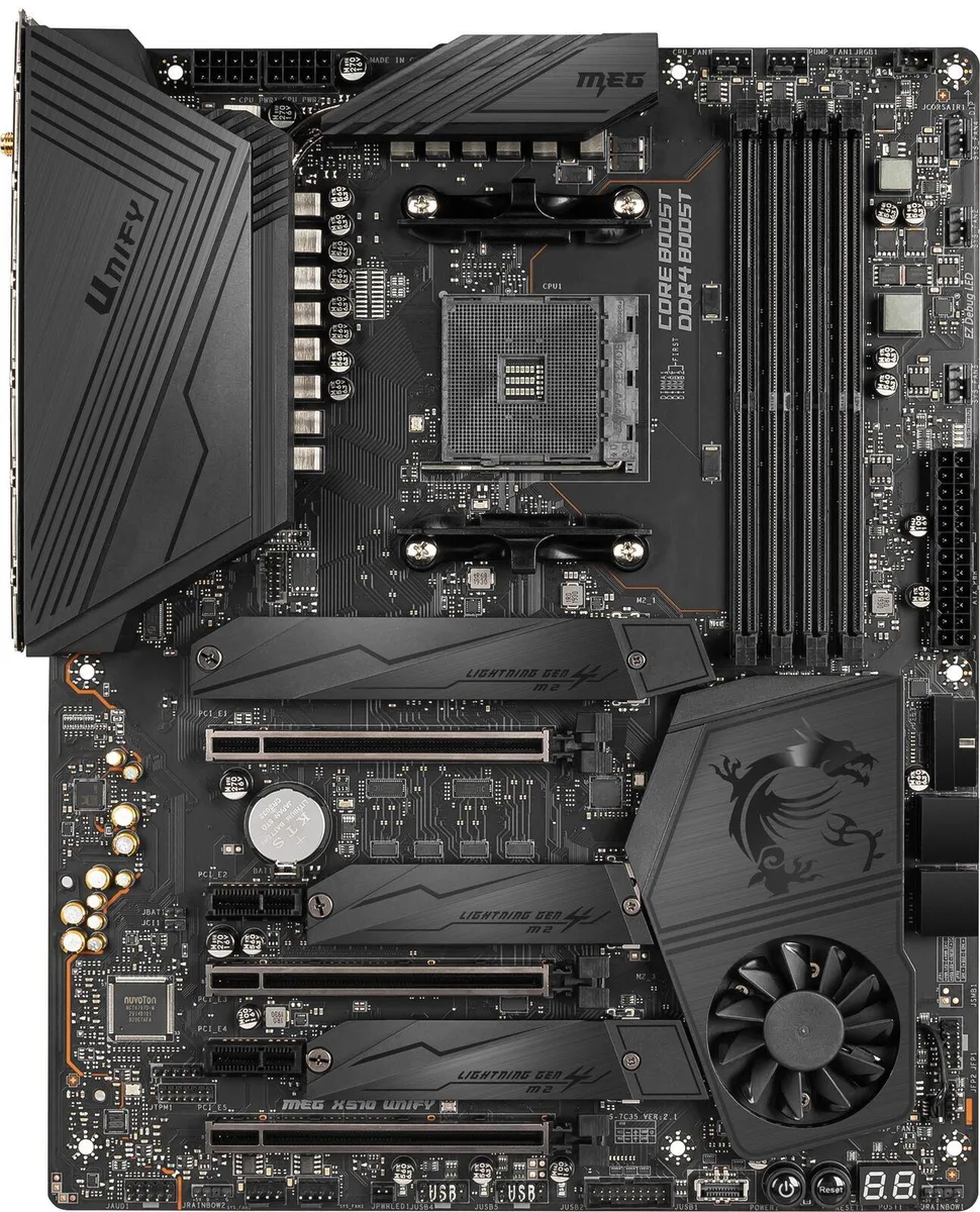 MSI MSI MEG X570 Unify AMD motherboard — product photo