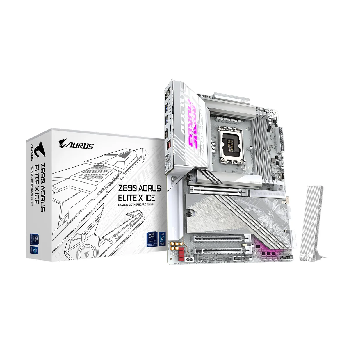 GIGABYTE GIGABYTE Z890 AORUS ELITE X ICE Intel motherboard — product photo