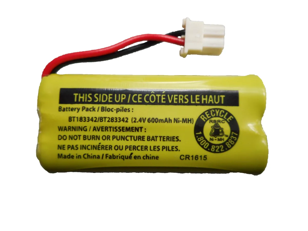 AT&amp;T AT&amp;T BT183342 / BT283342 2.4V 600mAh NiMH AAA*2 telephone accessory — product photo