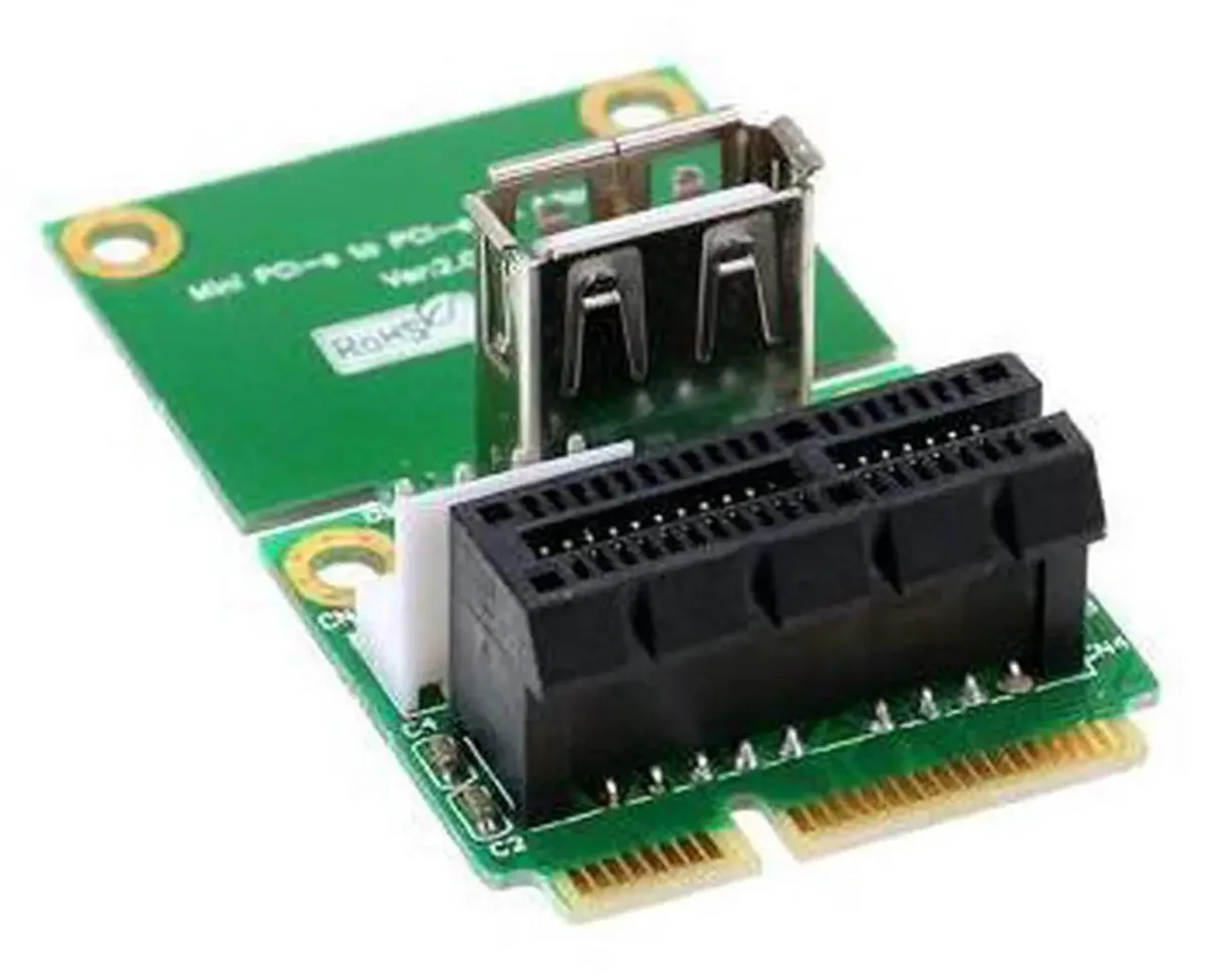 SMUGDESK SMUGDESK PCIe x1 to Mini PCIe Adapter (Half/Full Size) — product photo