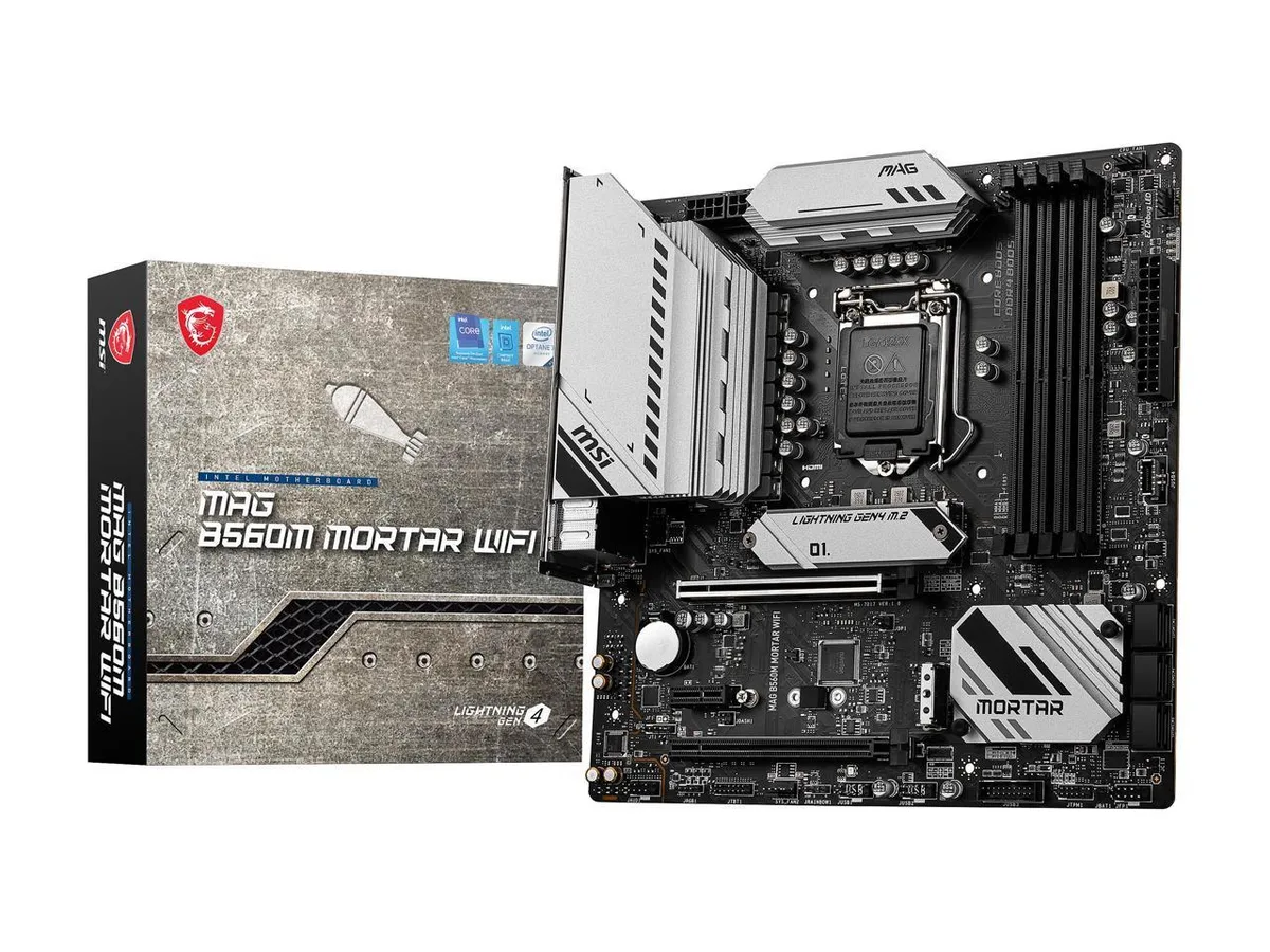 MSI MSI MAG B560M MORTAR WIFI B560 SATA 6Gb/s Micro ATX Intel motherboard — product photo