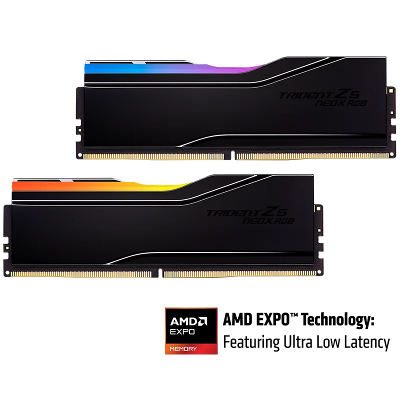 G.SKILL G.SKILL F5-6000A2636H16GX2-TZ5NXRN 32GB (2×16GB) DDR5 6000 CL26 desktop RAM — product photo