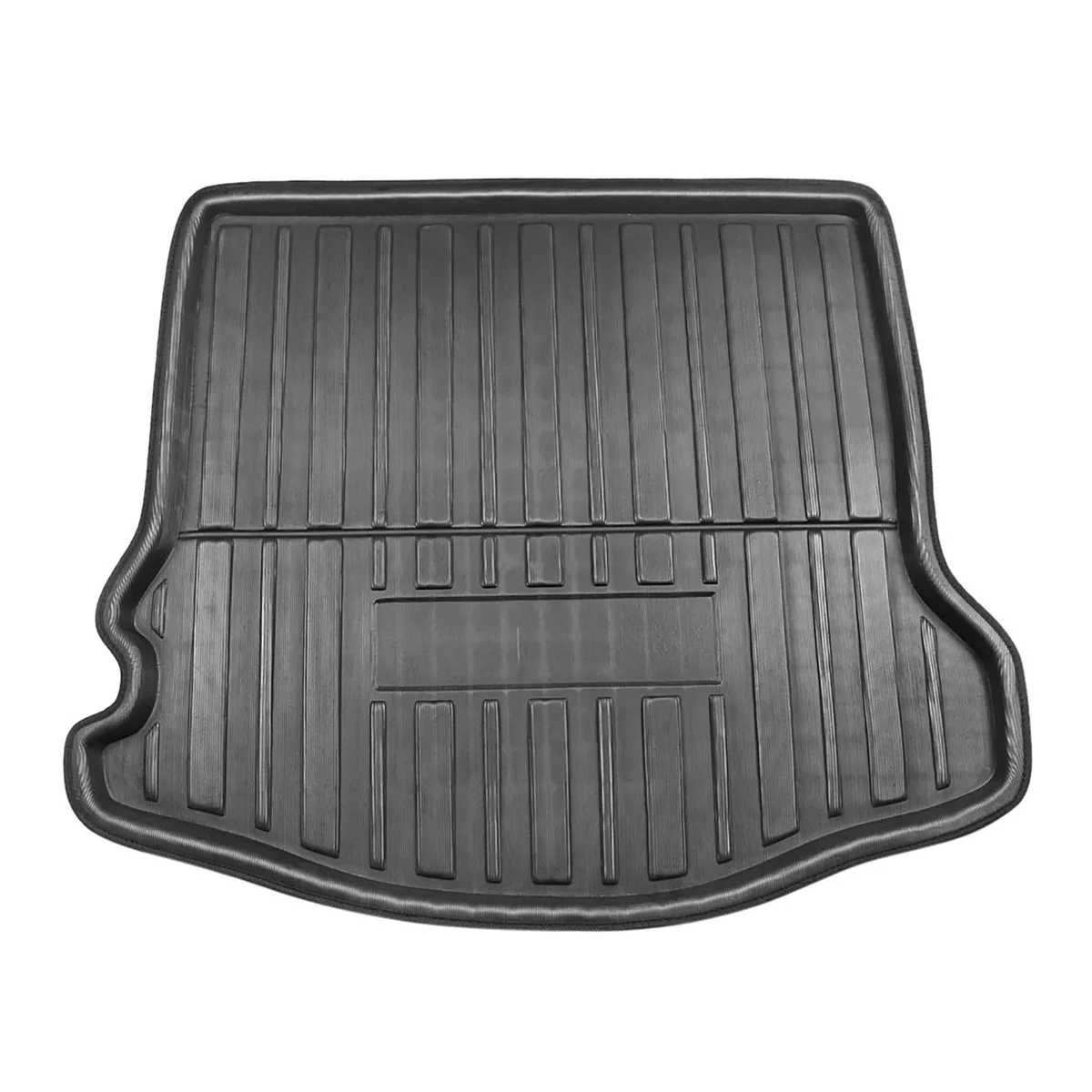 Black cargo mat with raised edges for 2012-2017 Ford Focus trunk