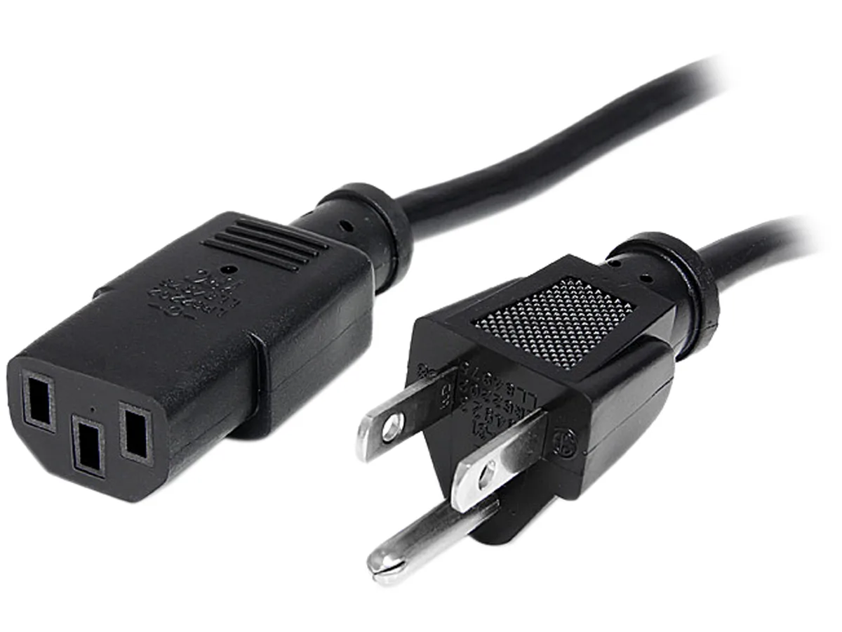 STARTECH STARTECH PXT101_10 10 ft computer power cord NEMA 5-15P to C13 — product photo
