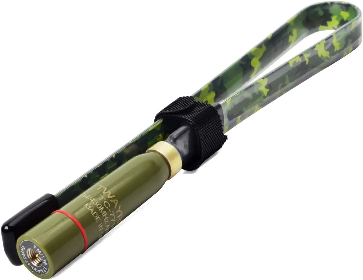 usbroway usbroway TW-771FR camouflage foldable antenna 15.3 inch SMA Male two-way radio — product photo