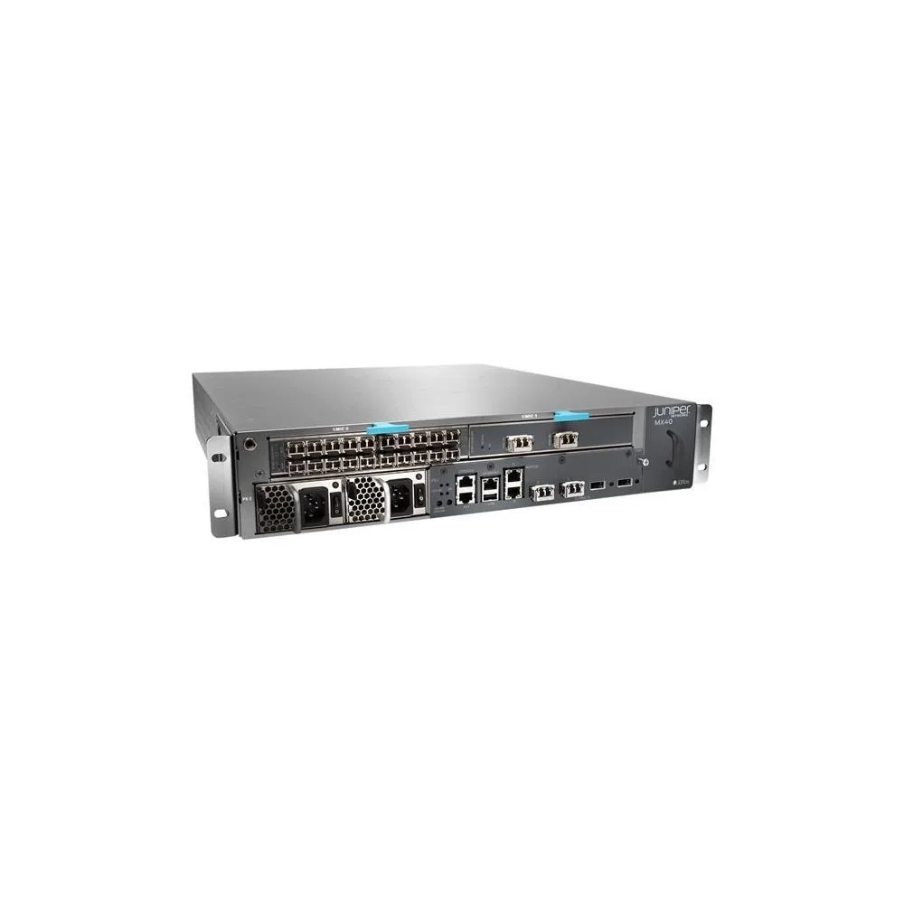 HPE Juniper Networking HPE Juniper Networking MX40-T-AC Router Chassis 10G 40 80 — product photo