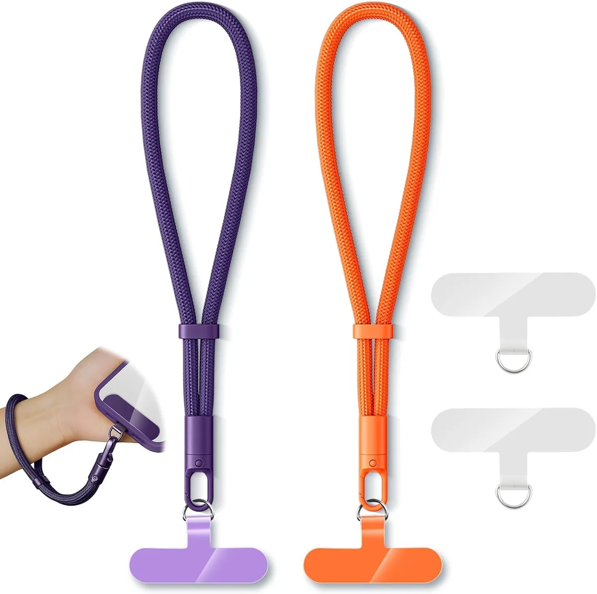 MCHOSE MCHOSE Phone Lanyard Kit 2 Pack Purple Orange — product photo