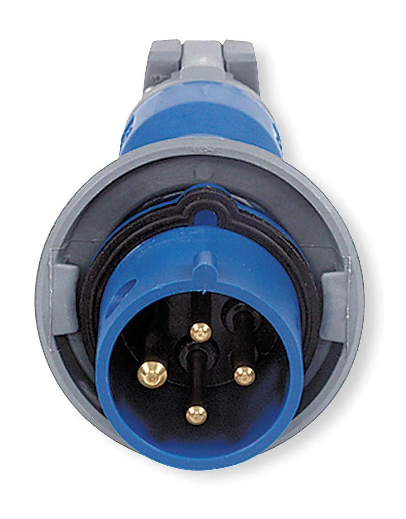 Hubbell Incorporated Hubbell Incorporated HBL420P9W Watertight Pin &amp; Sleeve Plug 20 A — product photo