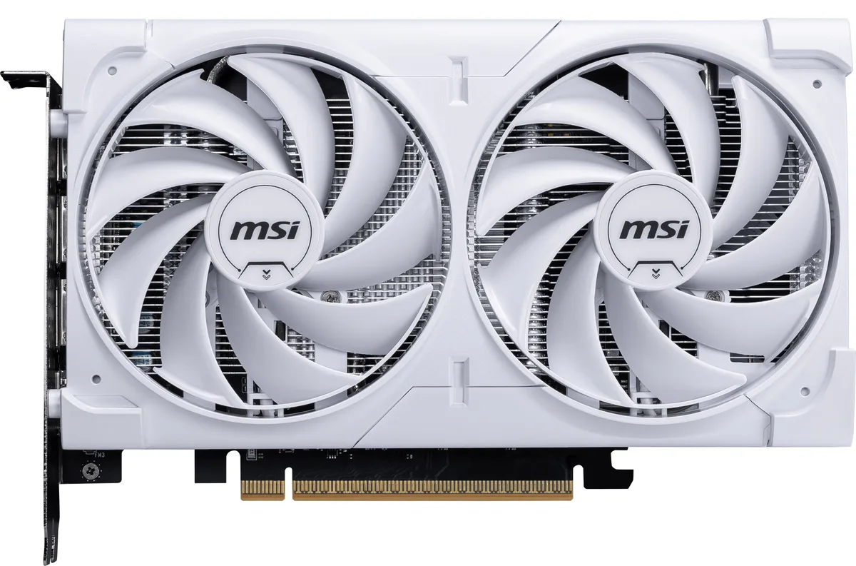 MSI MSI RTX 5060 8G VENTUS 2X OC WHITE graphics card — product photo