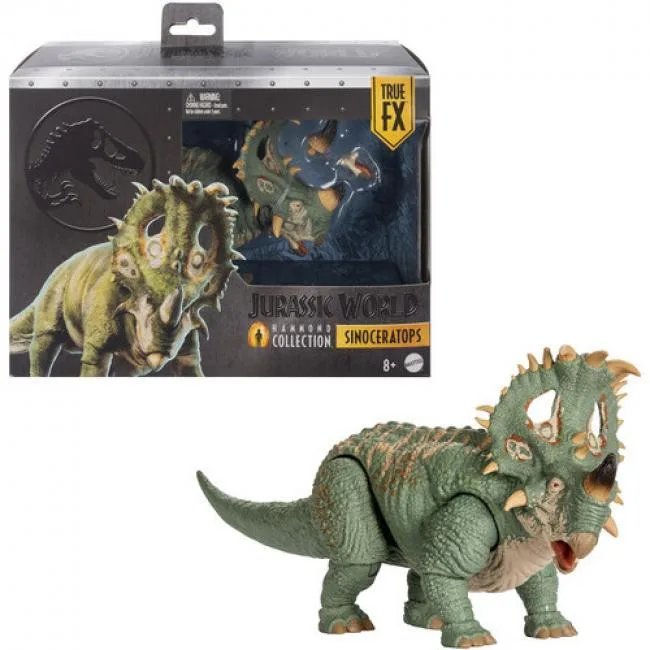 Mattel Mattel Jurassic World Hammond Collection Sinoceratops Action Figure JKG88 12-inch 14 articulation — product photo