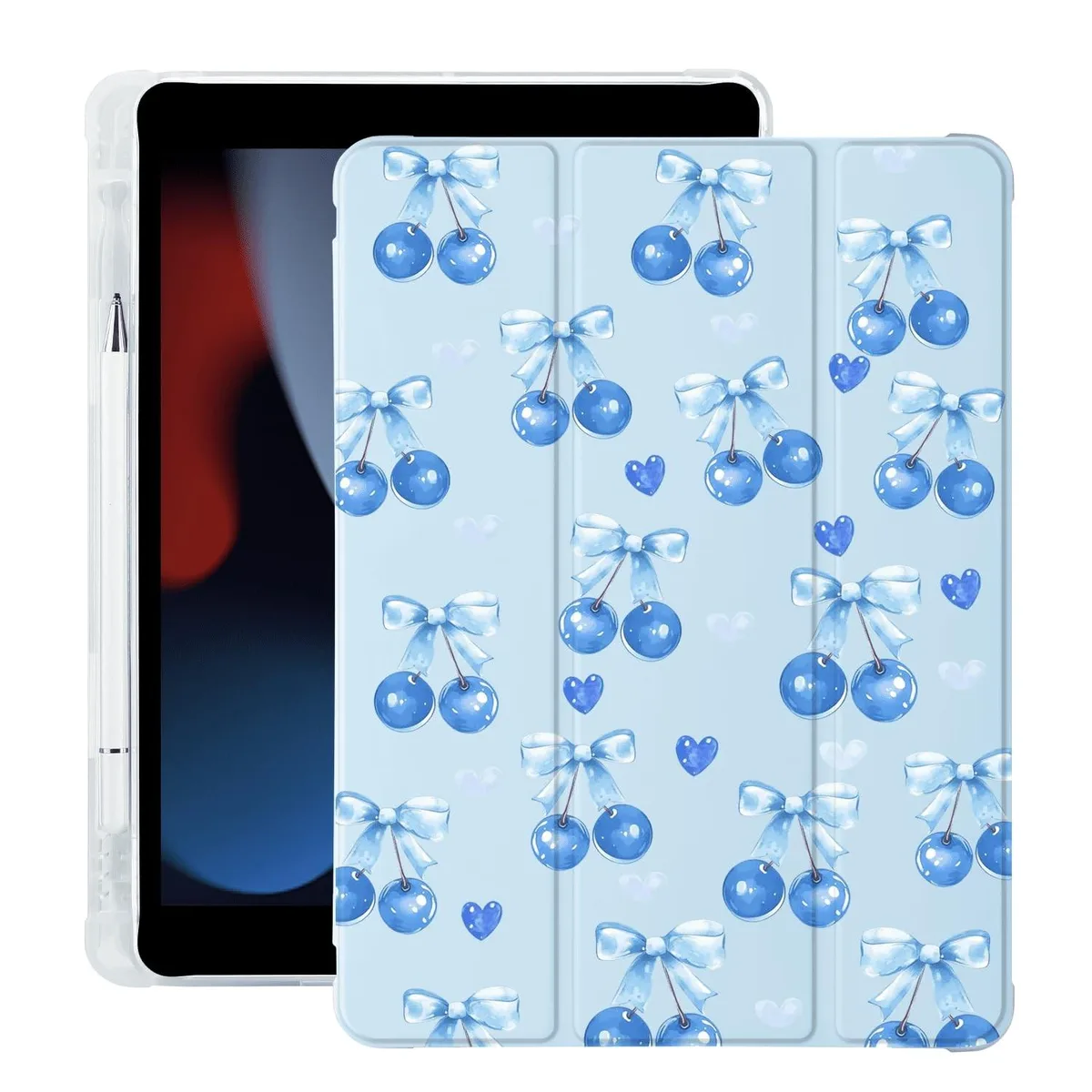 Barrow Mods Barrow Mods 2 in 1 accessory iPad 10.2 2019 2020 2021 Blue Leather — product photo