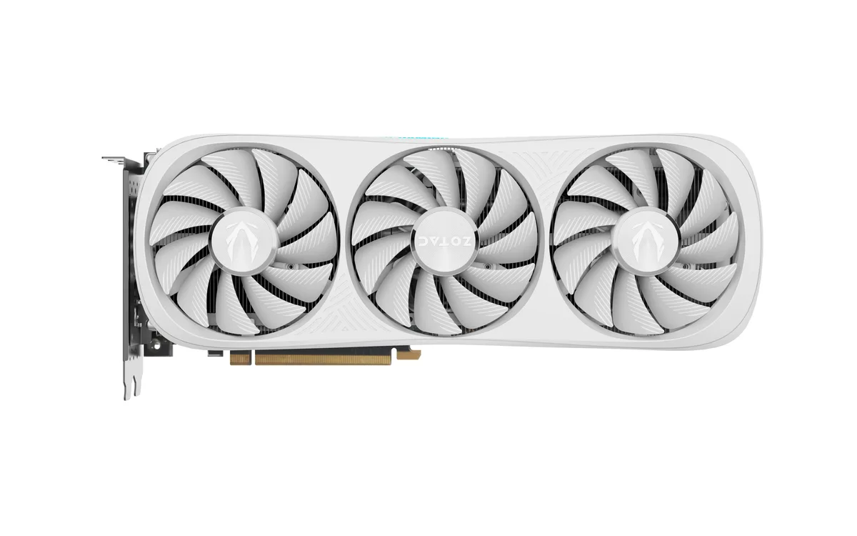 ZOTAC ZOTAC GeForce RTX 4080 16GB Trinity OC White Edition ZT-D40810Q-10P graphics card — product photo