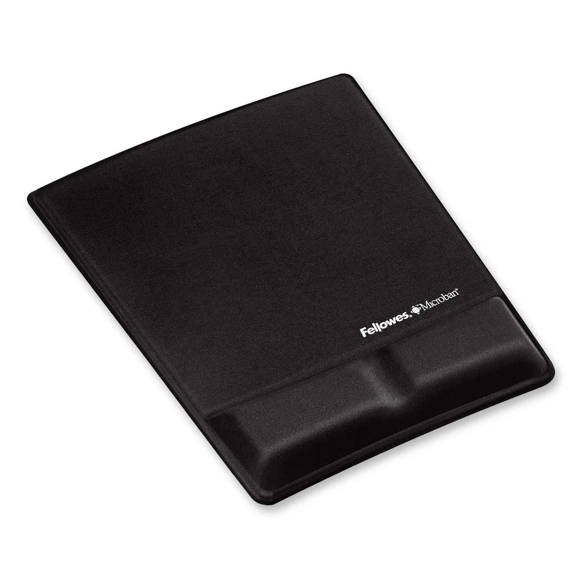 FELLOWES FELLOWES 9181201 Wrist Rest Small Black Memory Foam Fabric 0.875" x 8.25" x 9.875 — product photo