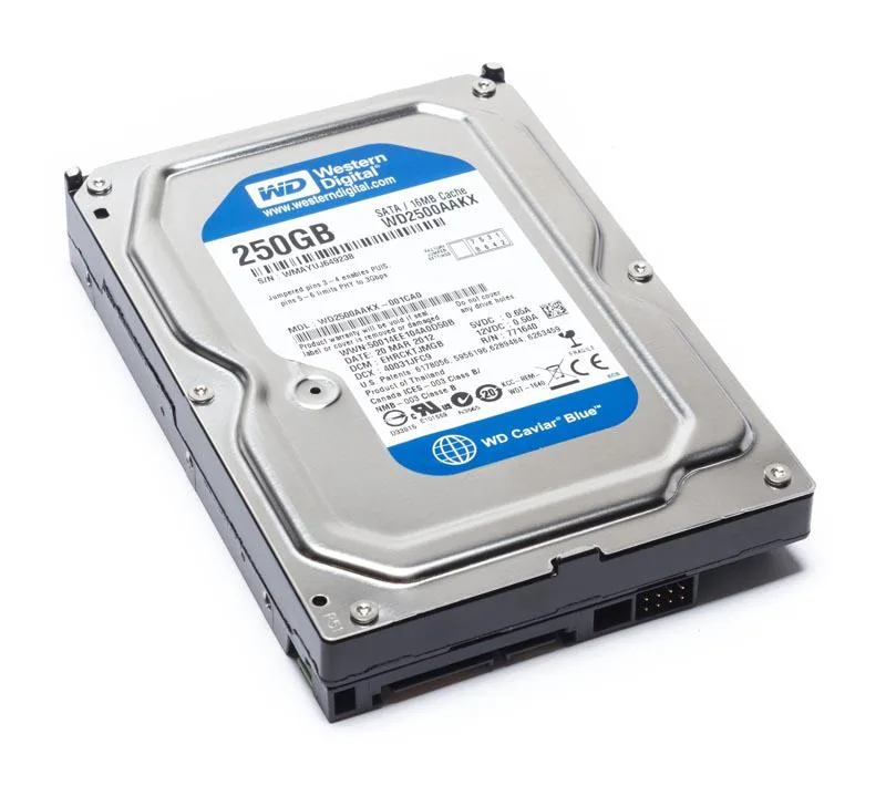 Western Digital Western Digital 250GB 7200RPM SATA 16MB 3.5-inch internal hard drive WD2500AAKX-321CA0 — product photo