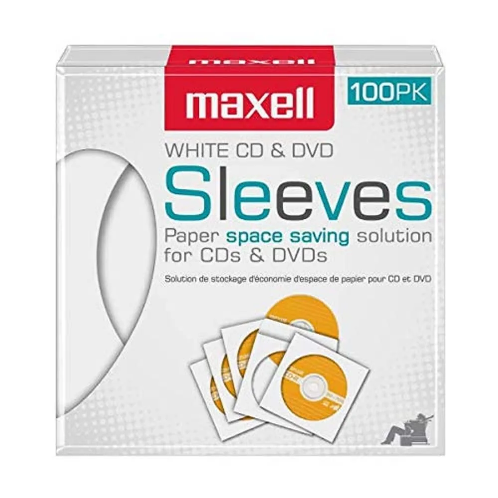  Fellowes 190133 CD/DVD Storage Sleeves 100 Pack — product photo
