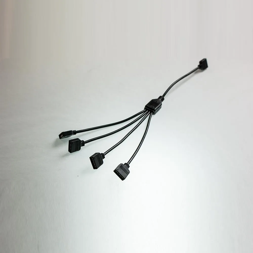 ModMyMods ModMyMods 5-Pin Female RGBW 4-Way Splitter Cable Black MOD-0259 — product photo
