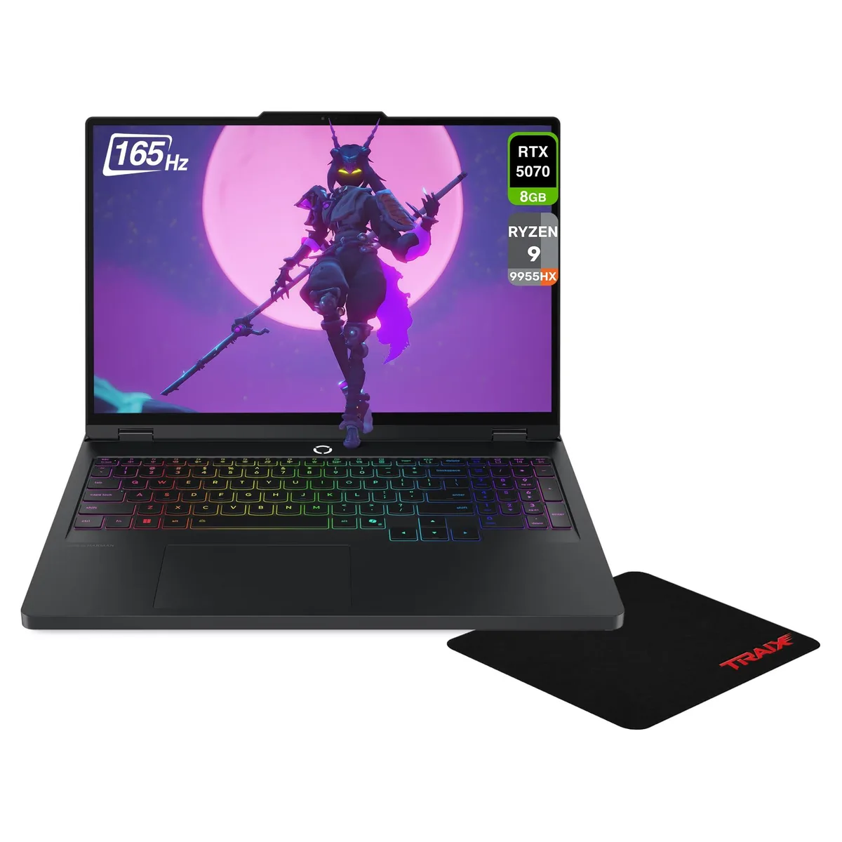 Lenovo Lenovo Legion Pro 5 Gen 10 gaming laptop AMD Ryzen 9 9955HX 64 GB DDR5 2 TB RTX 5070 16" — product photo