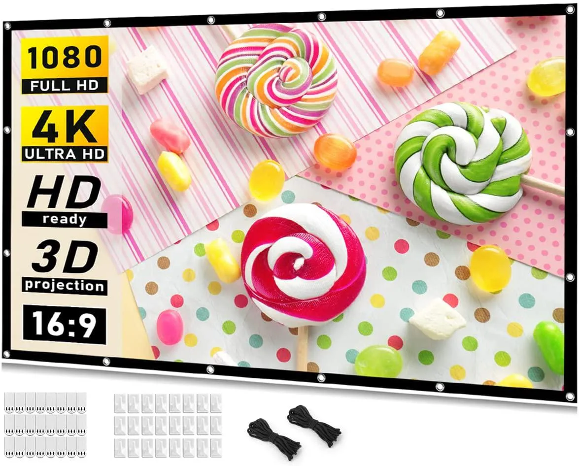 Thinkstar Thinkstar Projector Screen 120" 16:9 Portable Double Sided — product photo